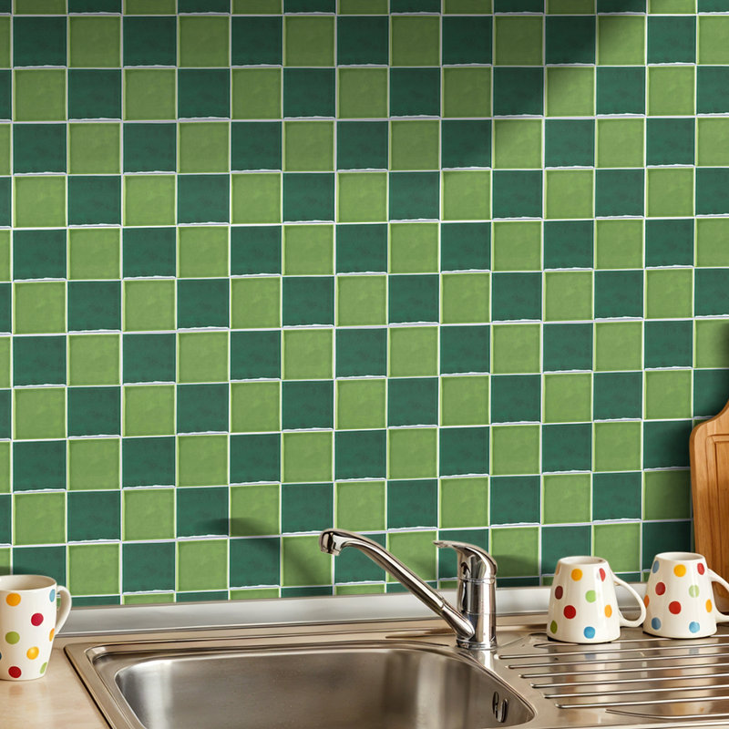 No Subject Wall Decals, Green/Dark Green