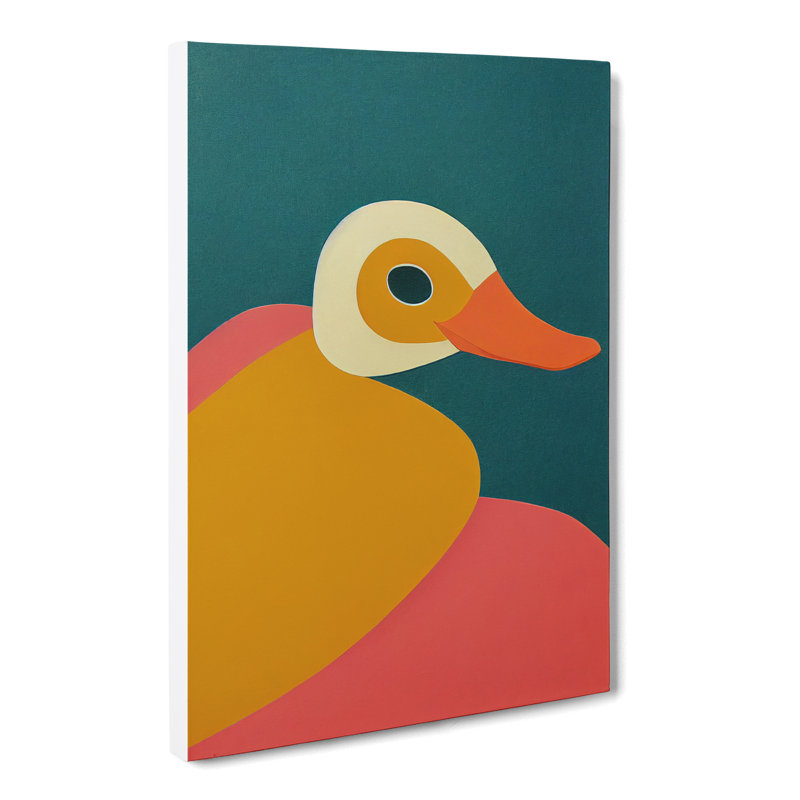 Rodric Duck Mid Century Vol.1 - Wrapped Canvas Print, 76cm H x 50cm W x 3cm D