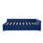 Upholstered Daybed with Trundle,sturdy wooden bed frame, modern diamond grid design,for Bedroom, Guest Room-857384096
