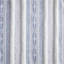 Panneau de rideau imprimé poly avec rayure et doublure touffetées blanc / bleu marine 50 po x 84 po-233212641-233212671