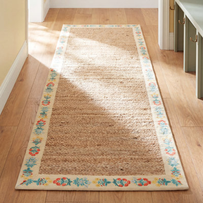 Tapis crème rose Rifle Paper Co. x Loloi Costa COS-02