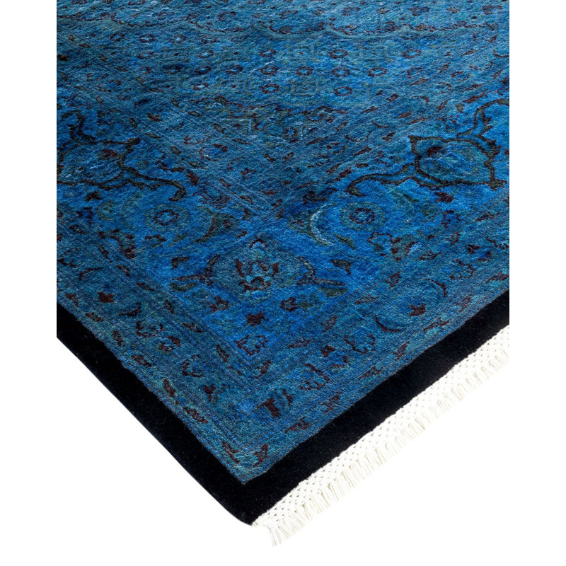 Fine Vibrance One-of-a-Kind 6' 8" X 9' 10" Hand Knotted Area Rug
