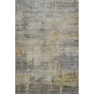 Premium Machine Washable Baford AMF1650 Abstract Rug