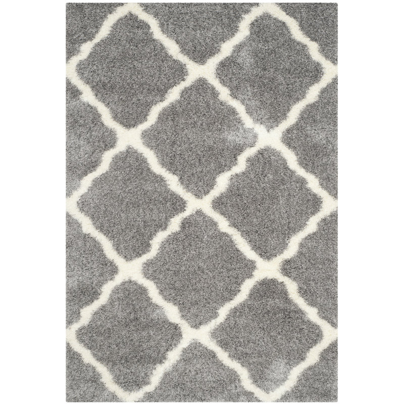 Bertl Shag Performance Geometric Rug, Rectangle 6'7" x 9'6"