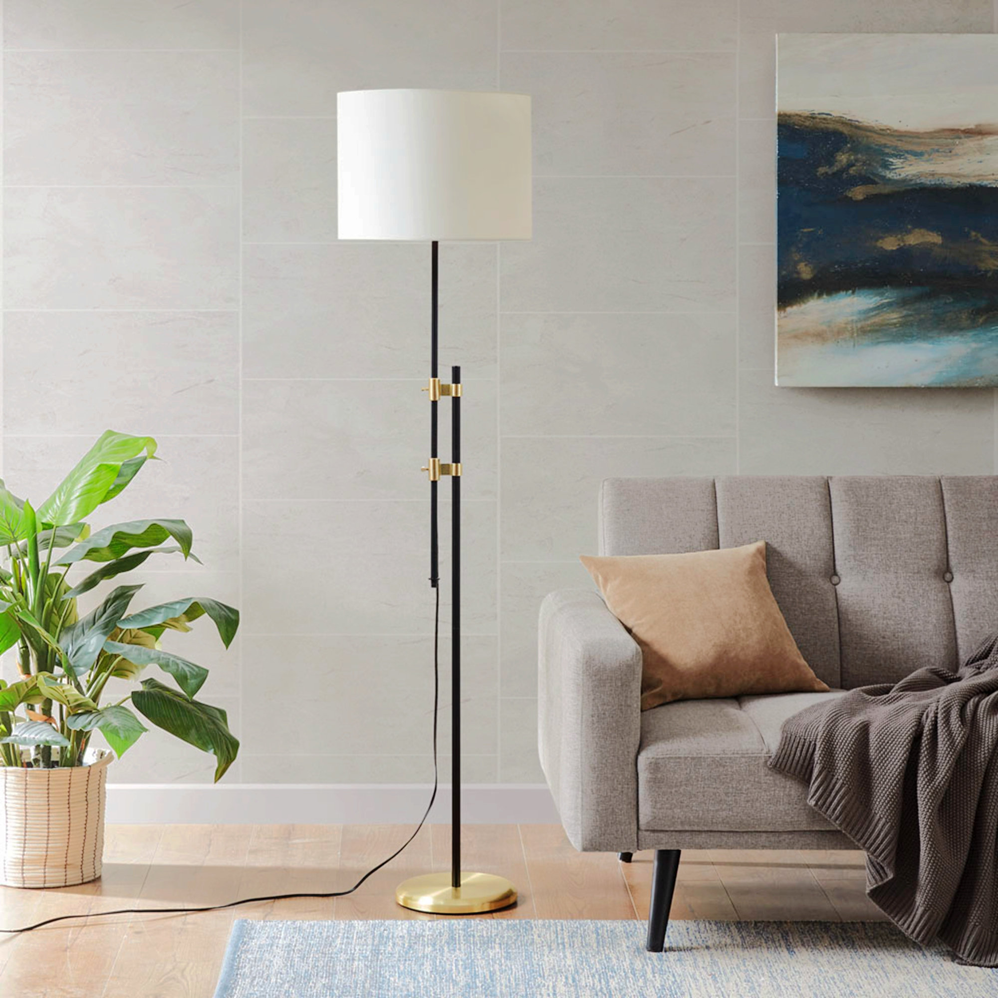 Mercer41 Sunel 60'' Traditional Floor Lamp | Wayfair