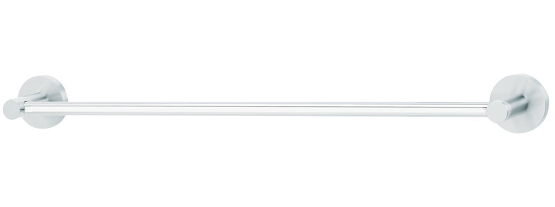 1 Wall Mounted Towel Bar, 2" H x 13.63" L x 2.38" D, Polished Chrome