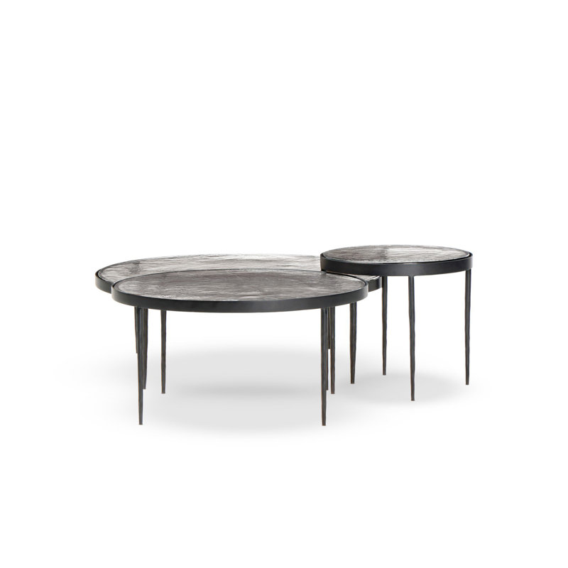 Yoko Glass Nesting Coffee Table