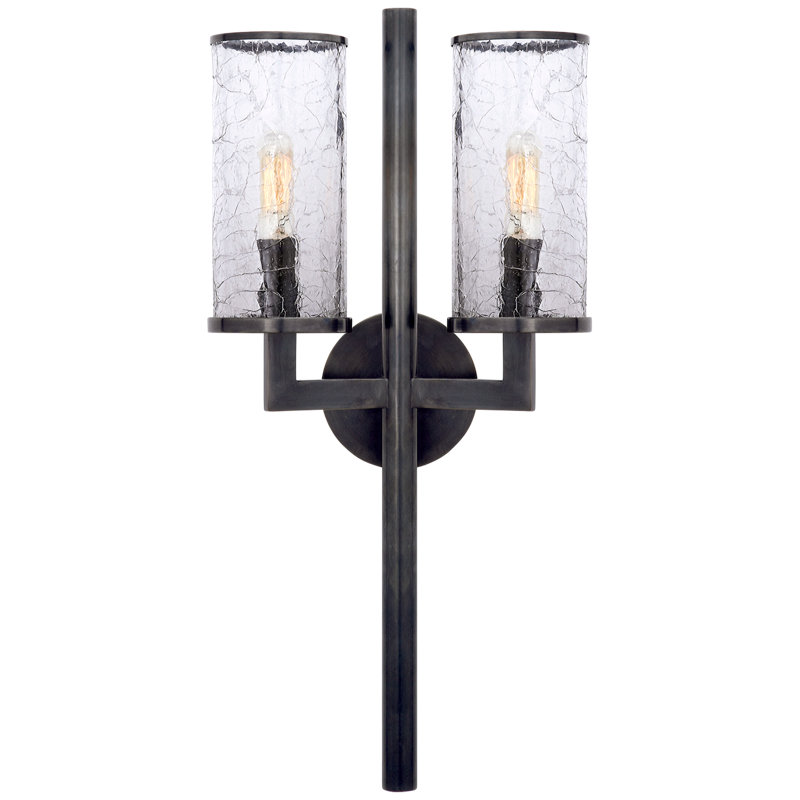 Kelly Wearstler Liaison Double Sconce, Bronze