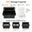 Costway 1 Pcs Insulated Food Pan Container 31 Qt Stackable Hot Box With 3 Transparent Pans