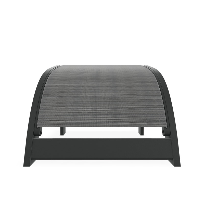 Repose-pieds Adirondack en polymère de qualité marine, Graphite, Destiny Steel