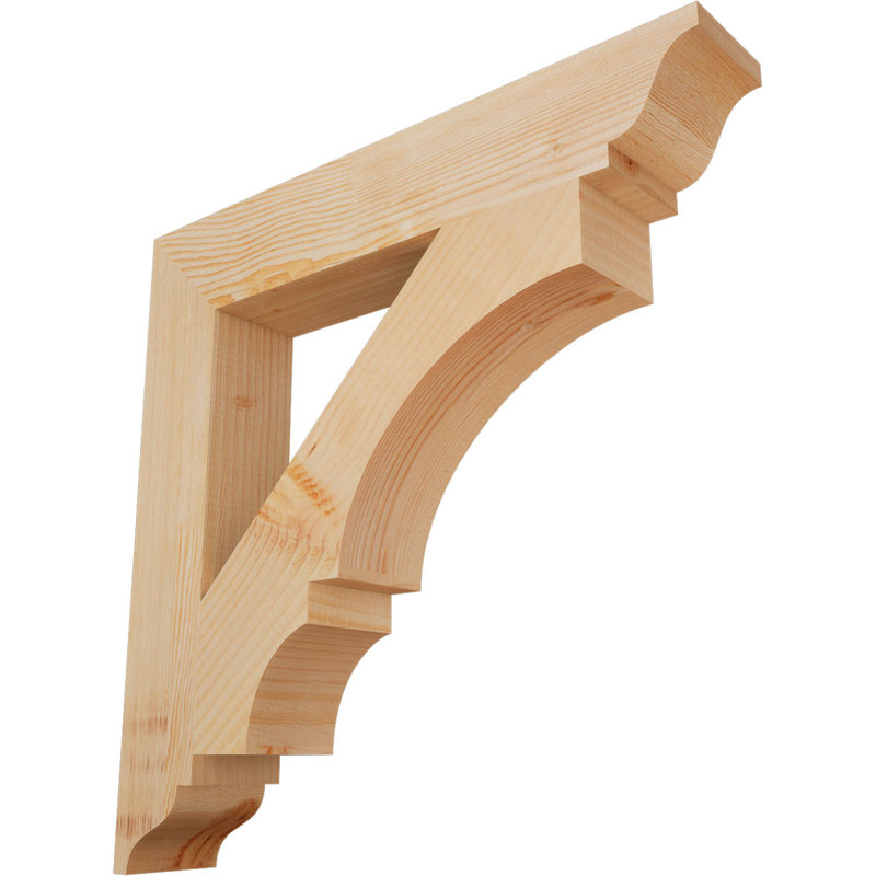 Support traditionnel Balboa, L 3 1/2 po x P 24 po x H 24 po, Sapin de Douglas lisse
