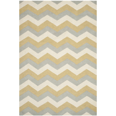 Teresita Hand Tufted Wool Chevron Rug