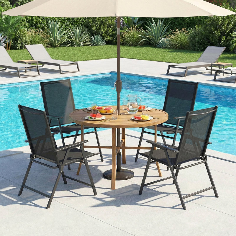 Folding Chair, Black