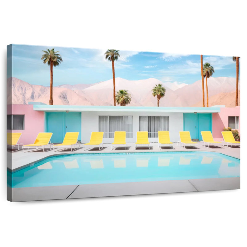 Lilie Palm Springs Pool Day, H 34 po x l 51 po