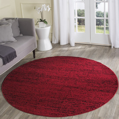Riebe Red/Black Area Rug
