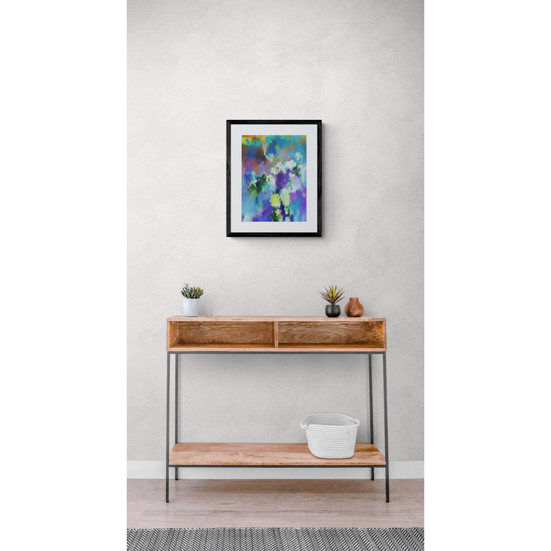 Autumnal Flowers Print by Angel Estevez, Black Framed Paper, 30" H x 24" W