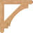 5 1/2"W x 46"D x 46"H Imperial Craftsman Smooth Bracket, Western Red Cedar-93353356-93353355