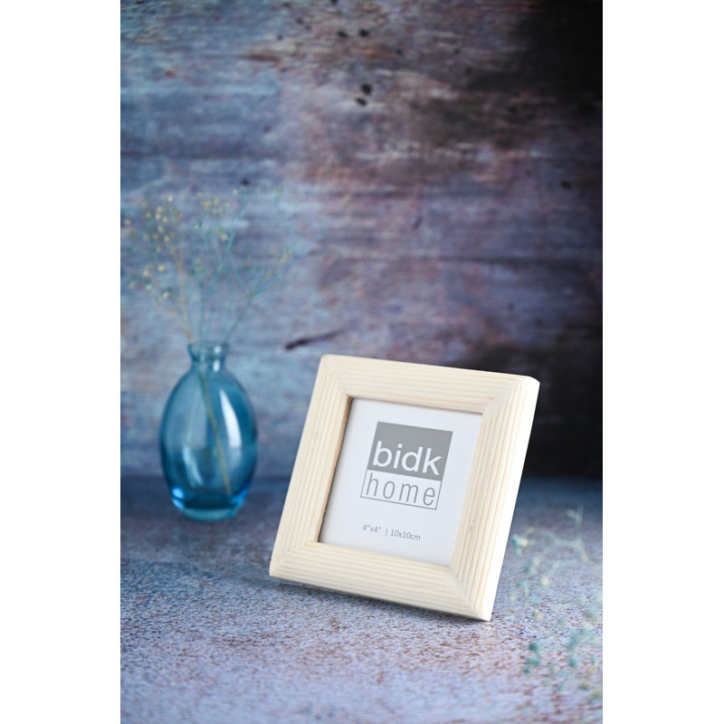 Zuriah Bone Matte Picture Frame, 4" x 4", Ivory