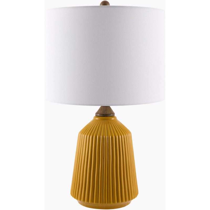 Lampe de table Teasley, Jaune