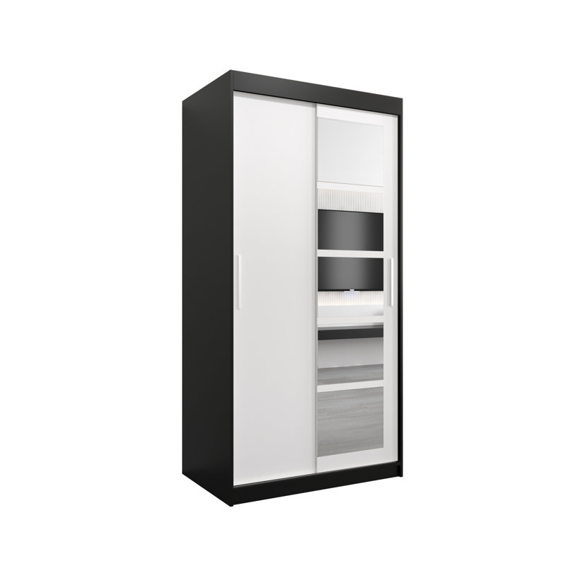Malo 2 Door Manufactured Wood Wardrobe, Artisan, 100cm H x 62cm D