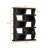 51.2 Inches Wide 6-Layer Wooden Kitchen Rack Multi-Function Storage Rack