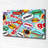 Canvas Print - Wall Art - Prints On Canvas - 100X70 Image Picture Theme: Comic Book