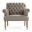 Shemica Linen Tufted Armchair