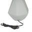 Lampe de table géométrique grise avec abat-jour tambour Vazquez