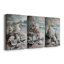 Sea and Shore  Series  LV  -Set Of 3 Gallery Wrapped Canvas -Ready to Hang-12858141