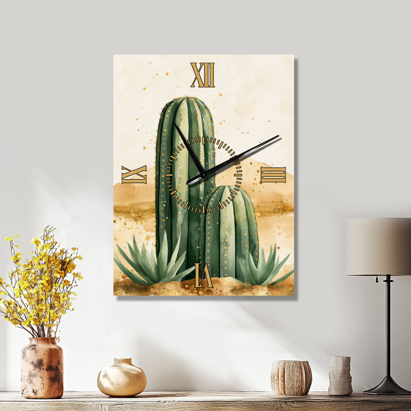 Whipton I - Southwestern Wall Clock, 32" H x 24" W - Rectangle