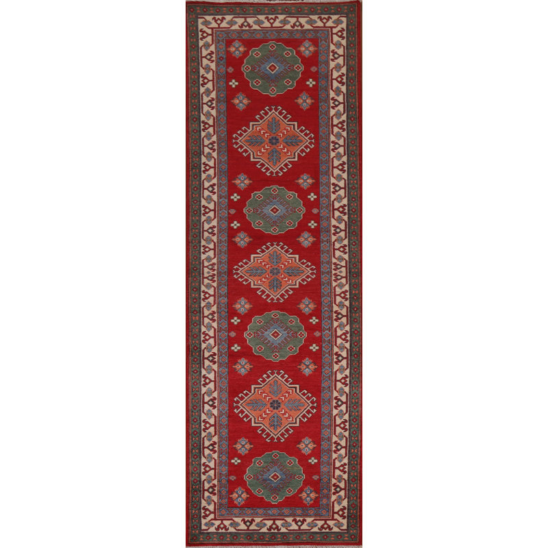 Tapis de couloir géométrique Kazak