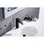 Robinet de lavabo de salle de bain avec finition noire mate et bec cascade - Bonde à poignée simple avec trop-plein et fixation en acier inoxydable robuste pour une installation facile et fiable-122075528
