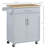 HOMCOM Kitchen Island Cart Rolling Trolley Cart With Drawer-567814565
