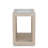 Glass End Table with Storage-1373858636