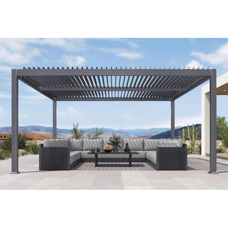 10 Pieces Patio Conversation Sets with Coffee Table, All Weather U-shaped Outdoor Couch Sectional Set with Cushion Patio Conversation Set Gray