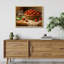 Strawberry Basket Framed Wall Art Prints - Fresh strawberries still life for kitchen-125212111-125212106
