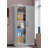 Container Furniture Direct Ironclad 71" Metal Storage Cabinet with Locking Doors and 4 Adjustable Shelves, Heavy-Duty Steel Cabinet for Garage, Laundry, Office, or Warehouse
