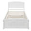 Lit plateforme simple avec lit gigogne, blanc-1497596739