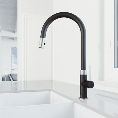 Bristol 19" H 1-handle Pull-Down 2-Function Sprayer Kitchen Faucet