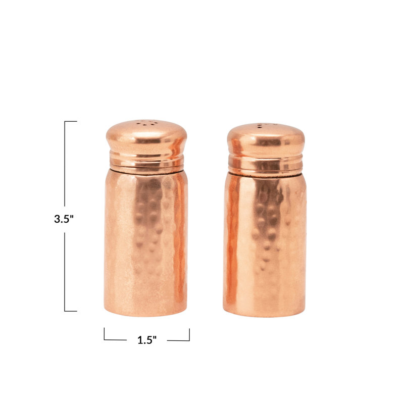 Hammered Salt & Pepper Shaker