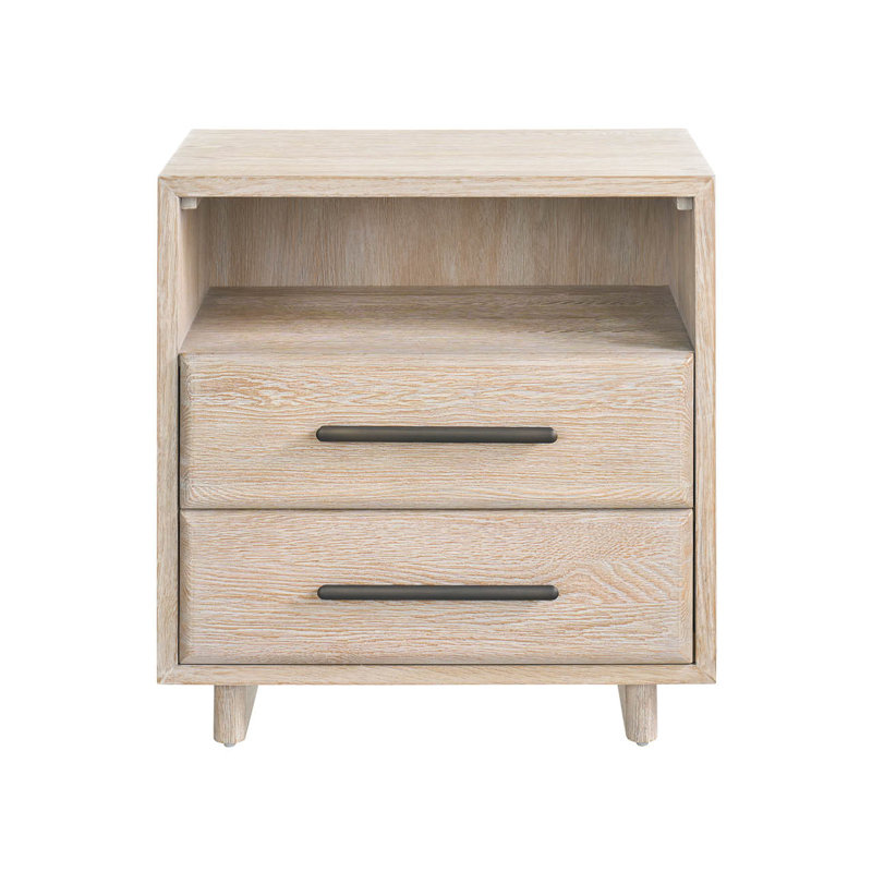 Modern 2 - Drawer Nightstand, Gray