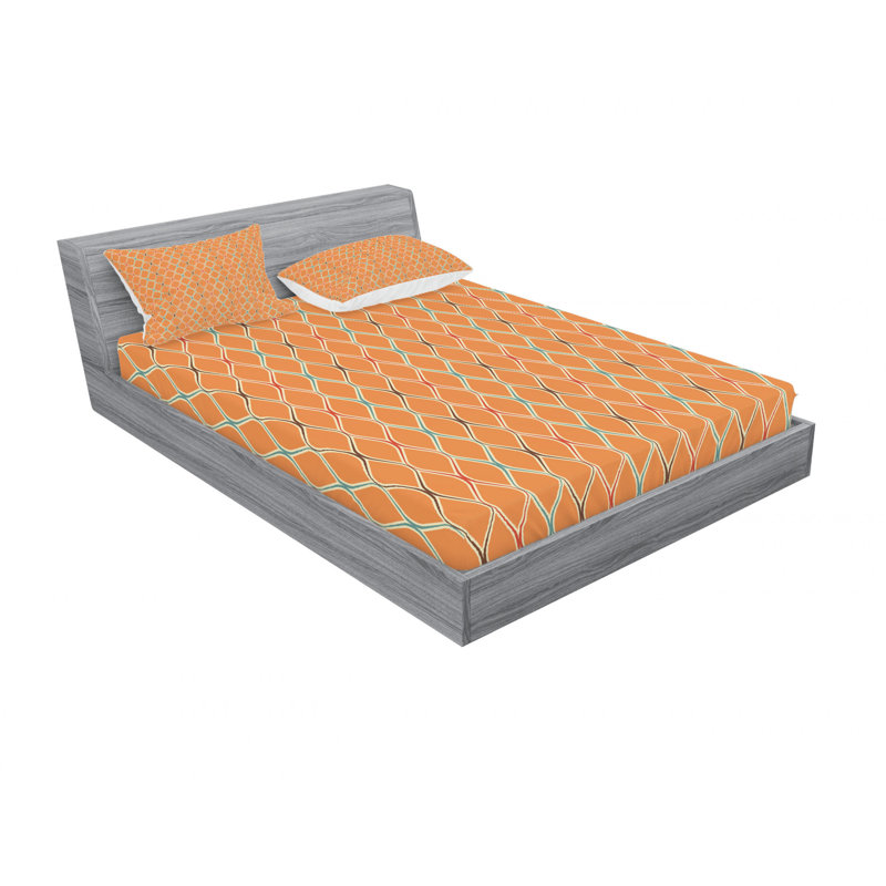 Microfiber Sheet Set, Queen Sheet Set with Fitted Sheet
