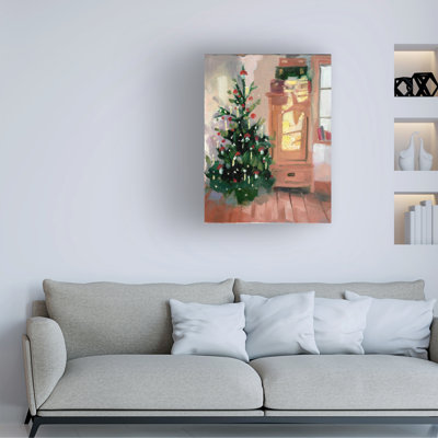 Wrapped Canvas Wall Art - Bley Hack 'Scandi Tree' Wall Art for Living Room, Bedroom, or Office Décor  - 35x47