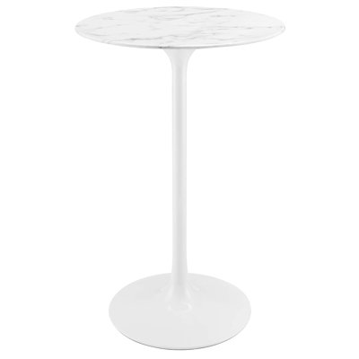 Lippa Artificial Marble Pub Table