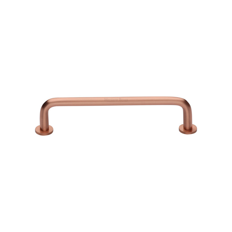 Heritage Brass Heritage Cabinet Pull Wire Design with Rose, Satin Chrome, 104cm L x 8cm W