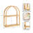 Carrizales Arched Rattan Wall Shelf