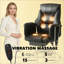 Fauteuil de bureau à haut dossier, fauteuil de bureau de direction, fauteuil de bureau de massage (ne comprend que le fauteuil de bureau)