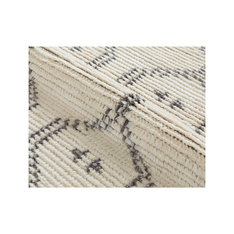 Cairo Wool Geometric Indoor Rug, Rectangle 9' x 12'