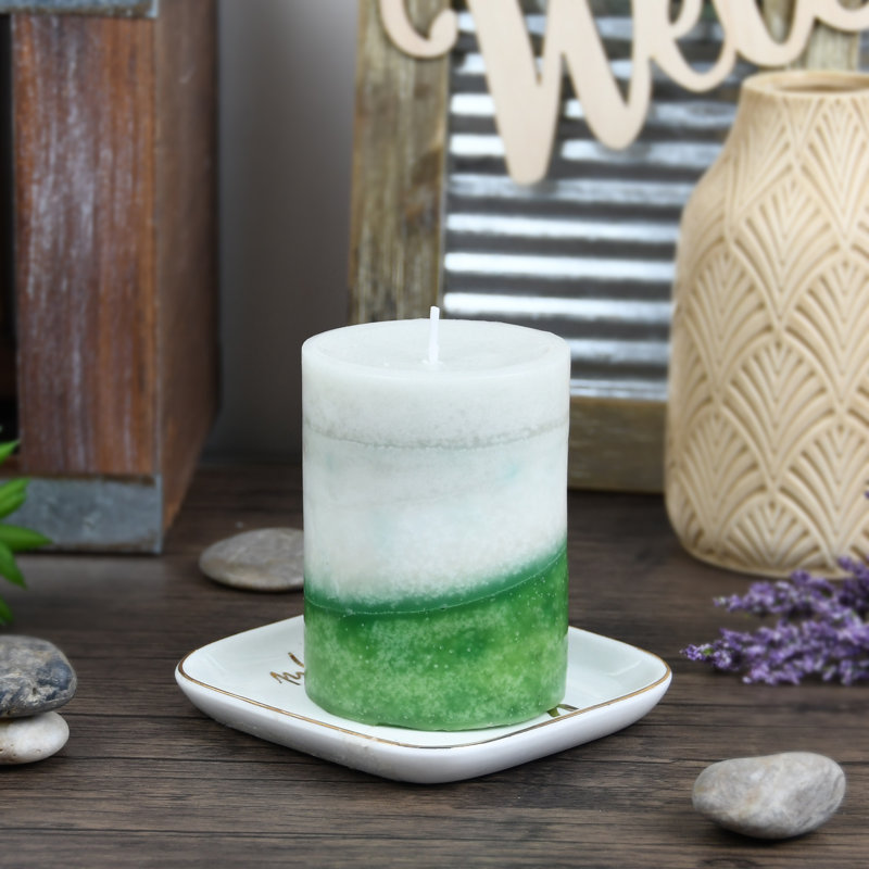 Lyr Holiday Forest Scented Pillar Candle, 24