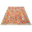 Kilim en cuivre audacieux et coloré 6 pi 7 po x 9 pi 9 po